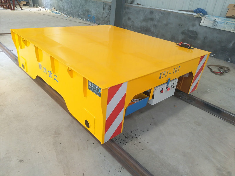 Vật liệu nặng 10 Ton Rail Mounted Cable Drum Transfer Trolley