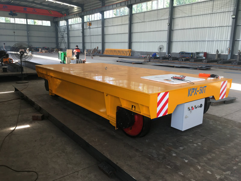 Vận tải nặng Remote Control Material Rail Transfer Cart