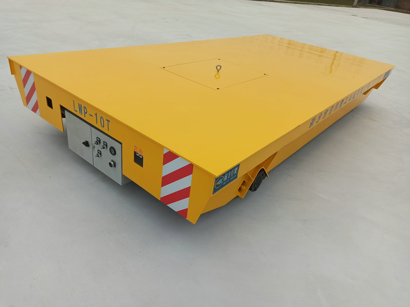 10 Tons Sản phẩm bê tông Trackless Transfer Trolley