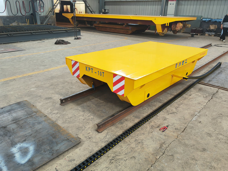 Cáp điện Flat Cart với đường sắt 10 tấn