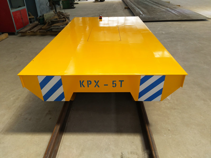 Thép ống 5 Tons Battery Rail Transfer Trolley