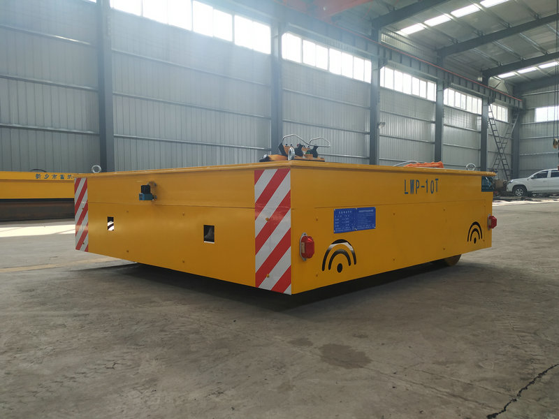 10 Tons Thông minh Trackless Transfer Cart cho ngành công nghiệp sản xuất