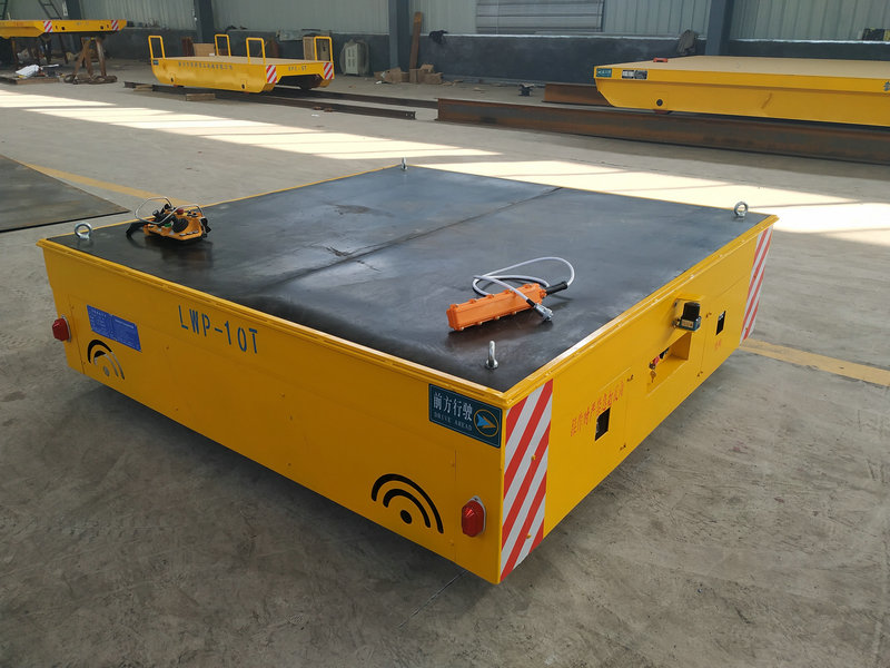 10 Tons Thông minh Trackless Transfer Cart cho ngành công nghiệp sản xuất