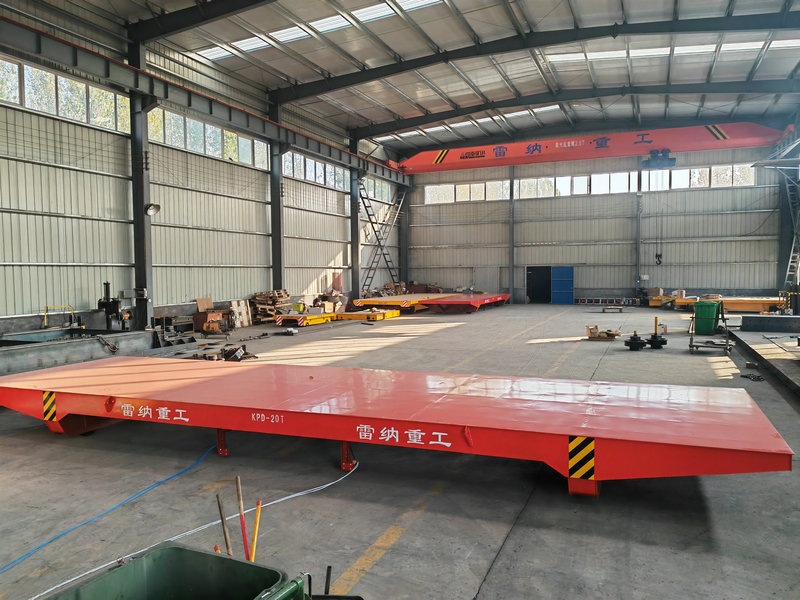 20 tấn tùy chỉnh Low Voltage Powered Steel Rail Transfer Trolley