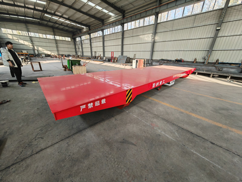20 tấn tùy chỉnh Low Voltage Powered Steel Rail Transfer Trolley