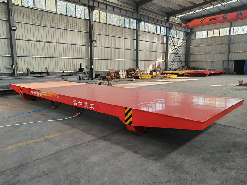 20 tấn tùy chỉnh Low Voltage Powered Steel Rail Transfer Trolley