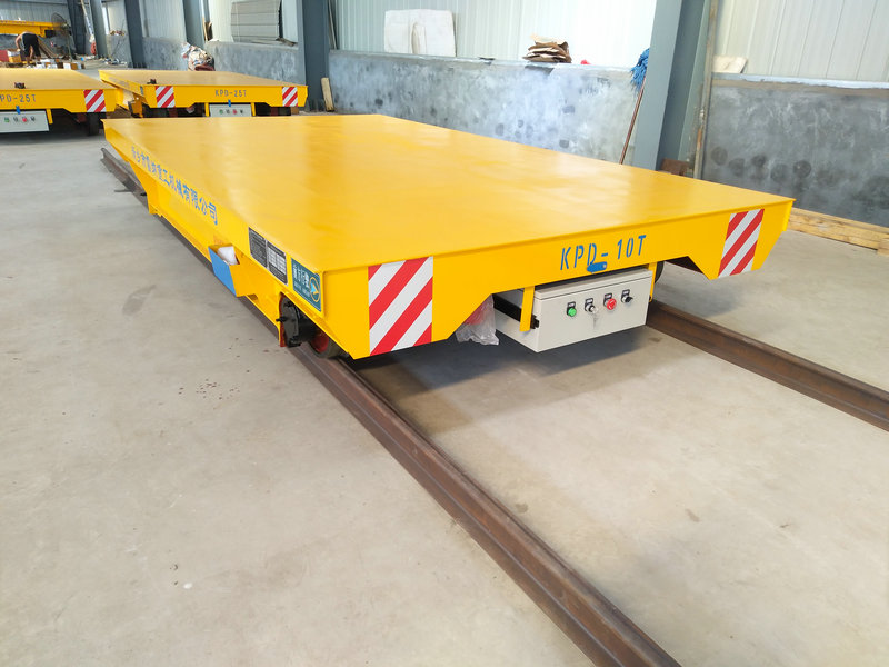 Nhà máy điều trị nhiệt Low Voltage Rail Electric Transfer Cart