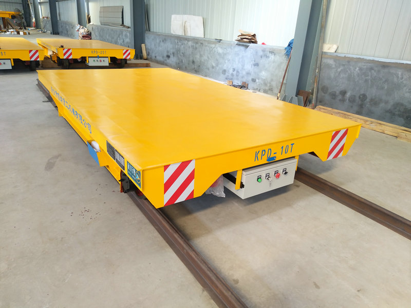 Nhà máy điều trị nhiệt Low Voltage Rail Electric Transfer Cart